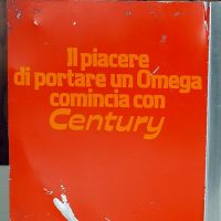 Cartello Vetrina Omega Century