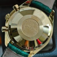 Omega Speedmaster date gold