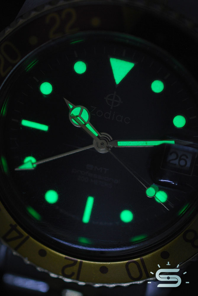 Zodiac GMT Quartz Root Beer